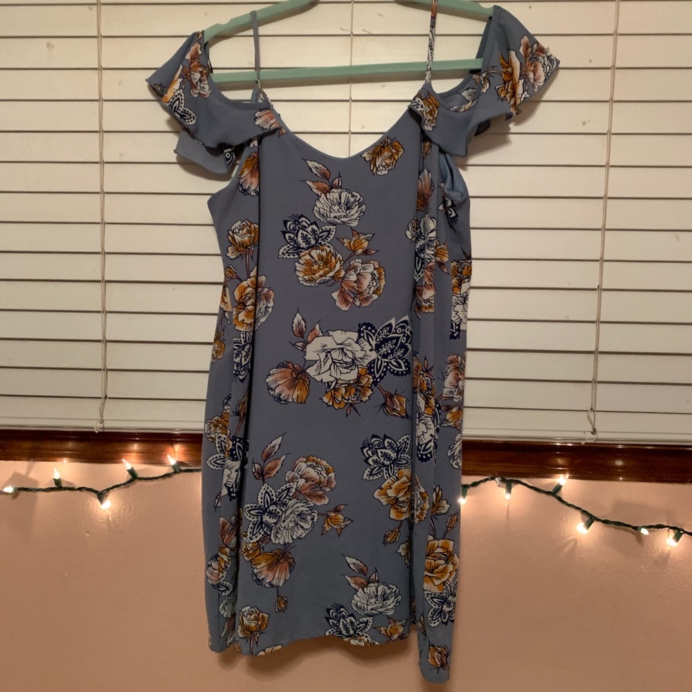 (another) flower dress!!! off the shoulder!!